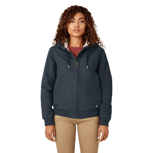 Dickies Fleece-Lined Duck Canvas Jacket for Ladies