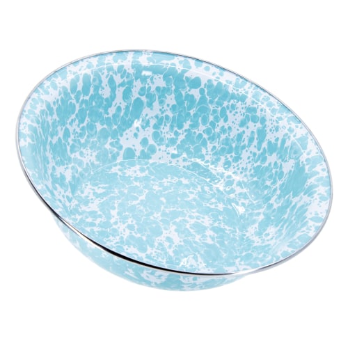 Golden Rabbit Sea Glass Serving Basin