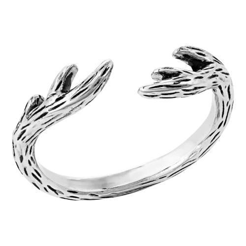 Montana Silversmiths Embrace the Wild Antler Ring