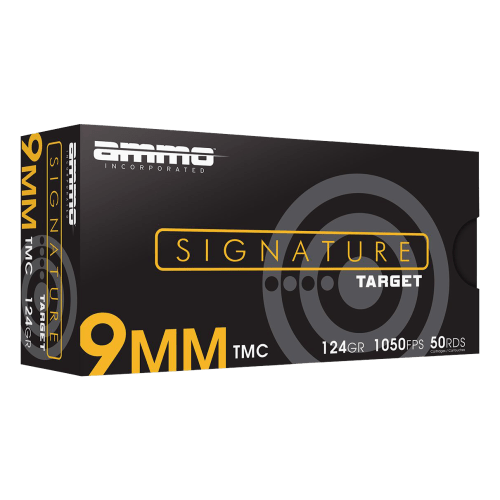 Ammo Inc Signature 9mm Luger 124 Grain Handgun Ammo