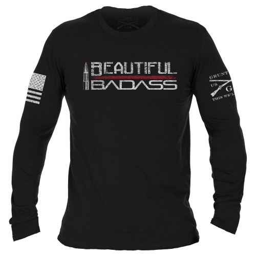 Grunt Style Beautiful Badass Long-Sleeve Top for Ladies