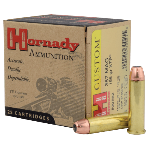 Hornady Custom .357 Mag 158 Grain XTP Pistol Ammo