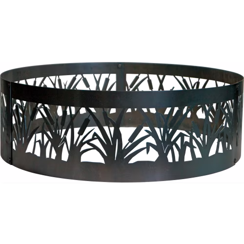 P&D Metal Works Cattail Campfire Ring