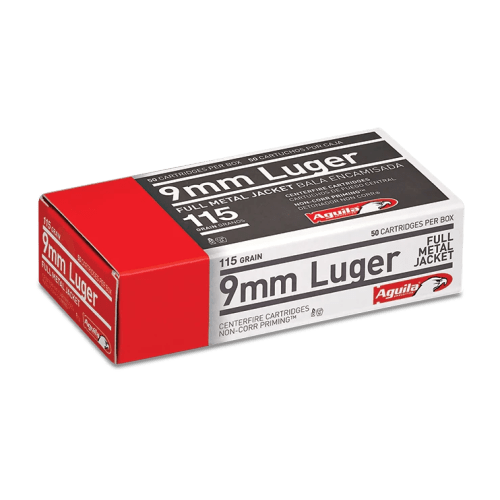 Aguila 9mm Luger 115 Grain FMJ Handgun Ammo