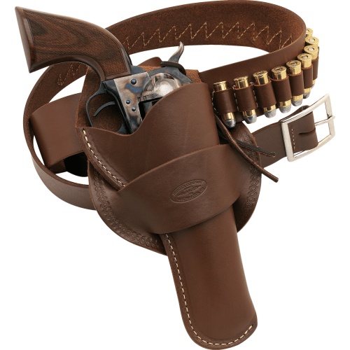 Hunter Company Straight Cartridge Leather Belt .45 Caliber