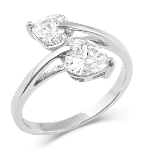 Montana Silversmiths Lily Pad Crystal Wrap Ring for Ladies