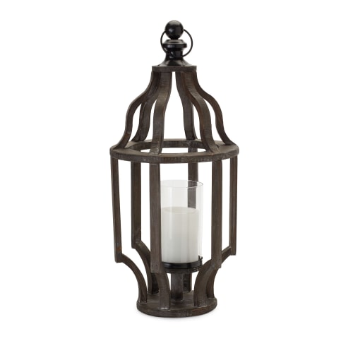 Melrose International Open Lantern Candle Holder