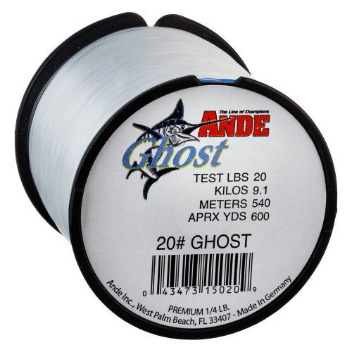 Ande Ghost Monofilament Line - 1/4-lb Spool
