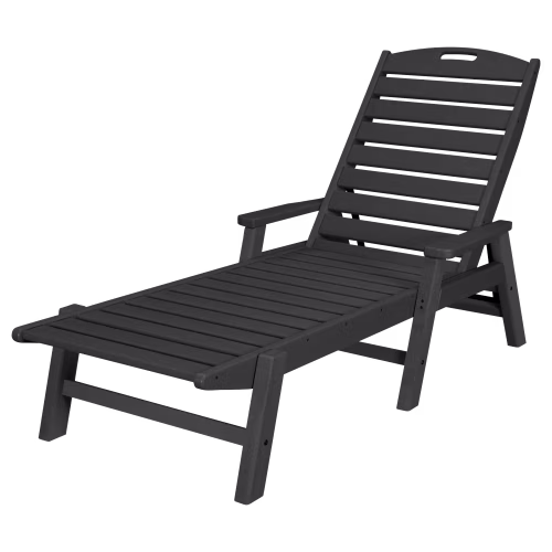 POLYWOOD Nautical Chaise with Arms