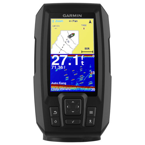 Garmin Striker Plus 4 Dual-Beam Transducer Fish Finder/GPS Combo