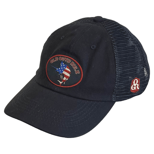 Old Guys Rule American Dream Trucker Cap