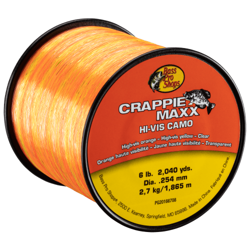 Crappie Maxx Hi-Vis Camo Fishing Line