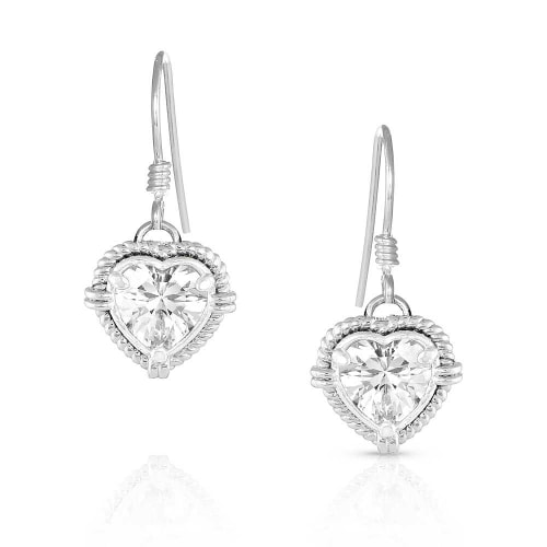 Montana Silversmiths Heart on my Sleeve Pendant Earrings