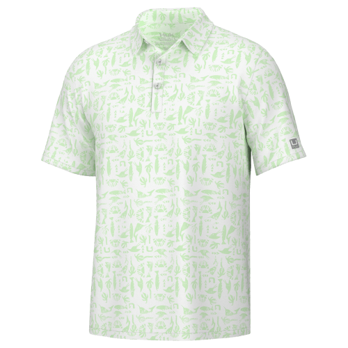 Huk Pursuit Batiki Short-Sleeve Polo Shirt for Men