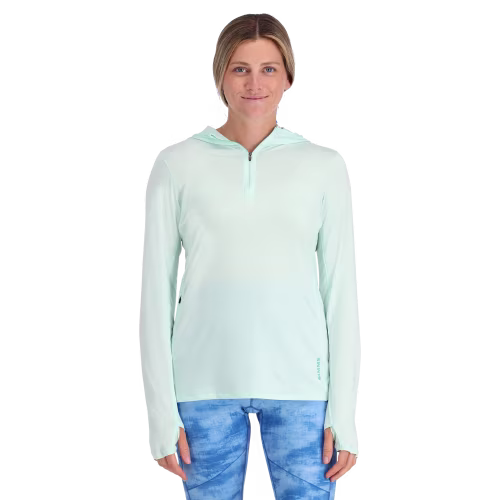 Simms SolarFlex Quarter-Zip Long-Sleeve Hoodie for Ladies