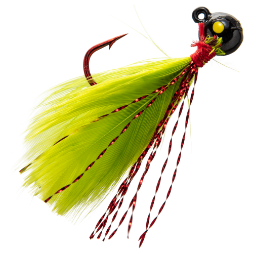 Custom Jigs and Spins Flu Flu Glitter Jig