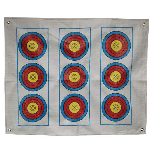 Morrell Vertical 3-Spot Polypropylene Archery Target Face