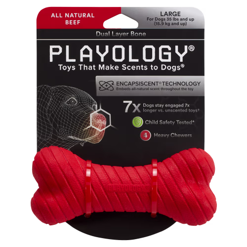Playology Beef Dual Layer Bone for Dogs