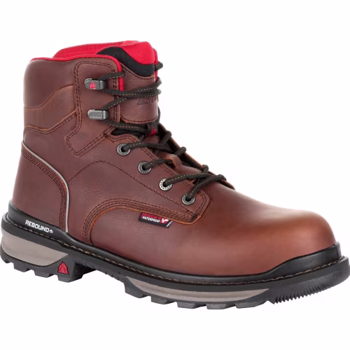 Rocky Rams Horn Waterproof Composite-Toe Work Boots for Men