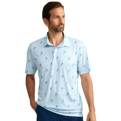 Huk Printed KC Pursuit Polo for Men
