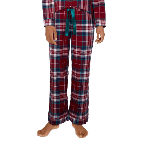 Natural Reflections Plaid Flannel Pajama Pants for Ladies