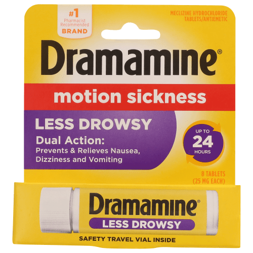 Dramamine Less Drowsy Motion Sickness Tablets