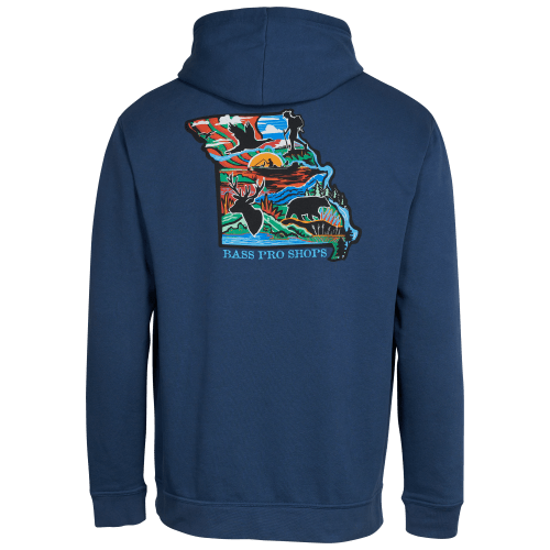 Bass Pro Shops Missouri Map Long-Sleeve Hoodie for Men