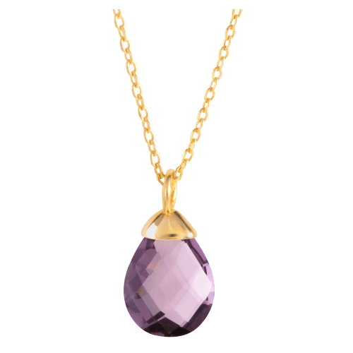 Amanda Blu February Birthstone Charm Necklace