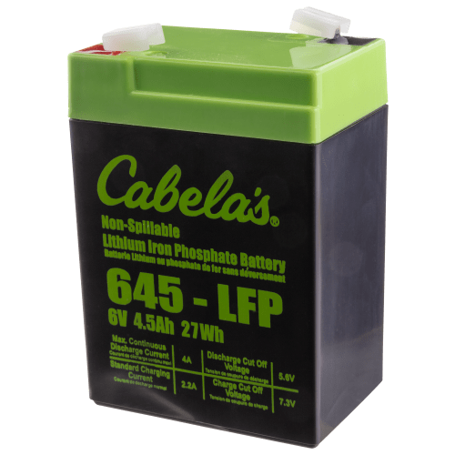 Cabela's Non-Spillable Lithium Iron Phosphate Battery