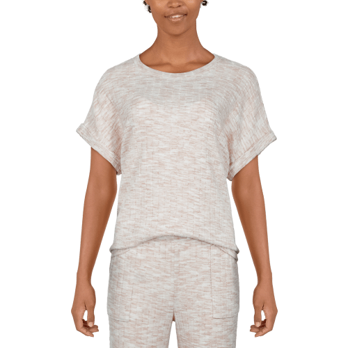 Natural Reflections Space Dye Short-Sleeve Tee for Ladies