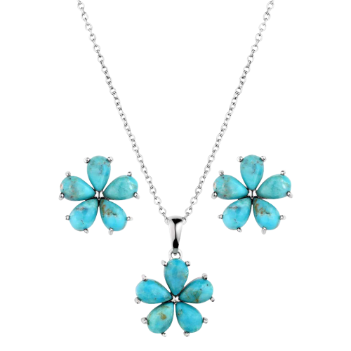 Montana Silversmiths Floral Sky Jewelry Set