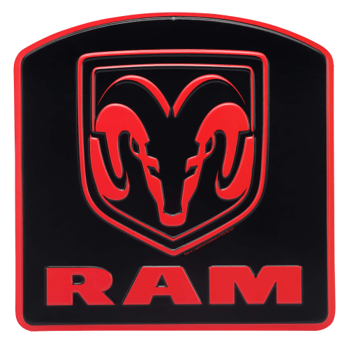 Open Road Brands Dodge Brand Logo Metal Sign