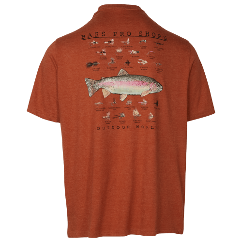 Bass Pro Shops Trout Flies Short-Sleeve T-Shirt for Men