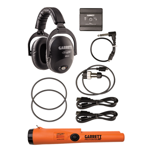Garrett Z-Lynk MS-3 Wireless Headphone Kit with Pro-Pointer AT