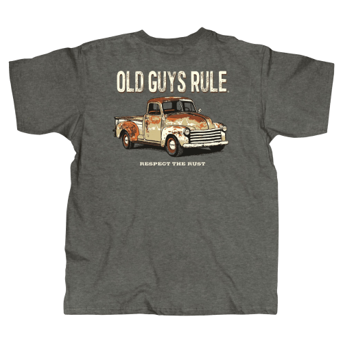 Old Guys Rule Rusty Truck Short-Sleeve T-Shirt for Men