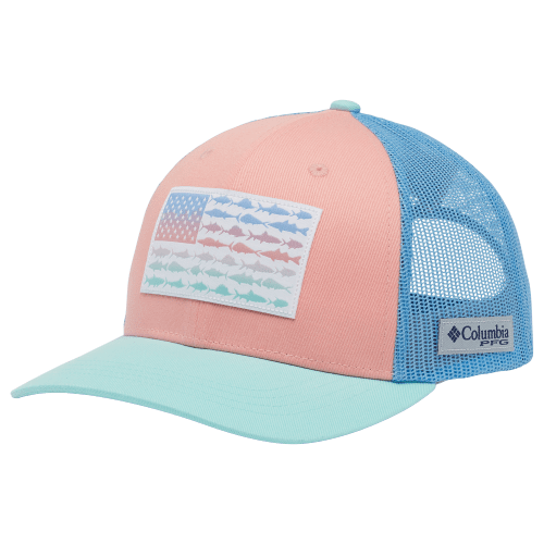 Columbia PFG Fish Flag Snapback Cap for Ladies