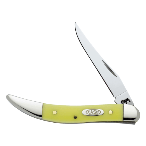 Case Yellow Handle Pocket Knife - Small Texas Toothpick