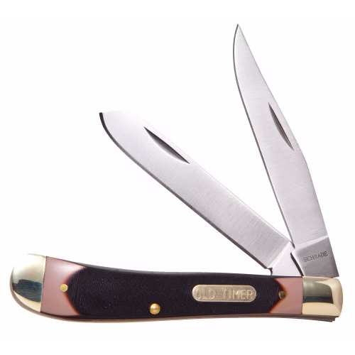 Schrade Old Timer Gunstock Trapper 2-Blade Pocket Knife
