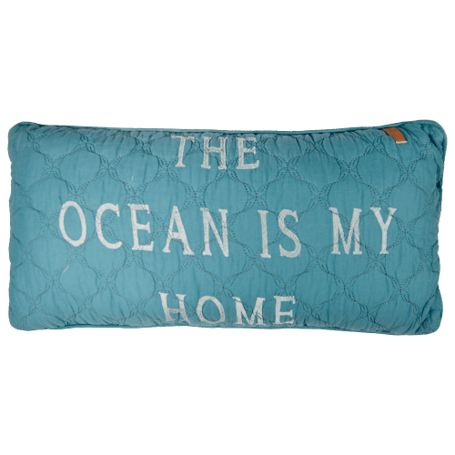 Donna Sharp Summer Surf Ocean is My Home Decorative Pillow