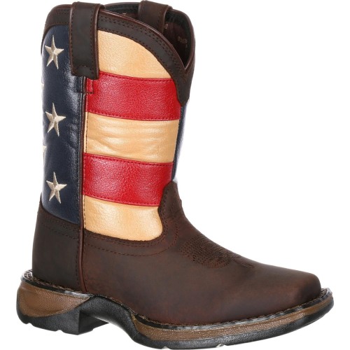 Durango Lil' Rebel Flag Western Boots for Toddlers or Kids