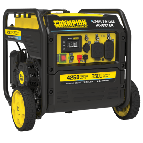 Champion 4,250W/3,500W Inverter Generator with Wheel Kit