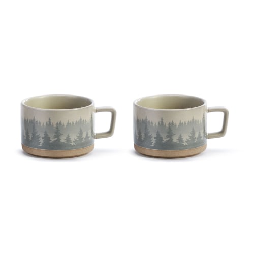 DEMDACO At Home Among the Trees Soup Mug Set