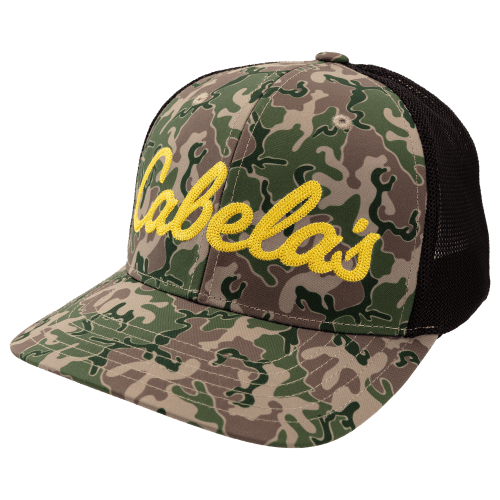 Cabela's Signature Logo Camo Mesh-Back Cap
