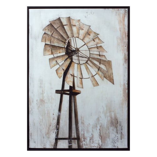 Melrose International Framed Windmill Print