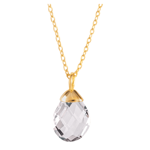 Amanda Blu April Birthstone Charm Necklace
