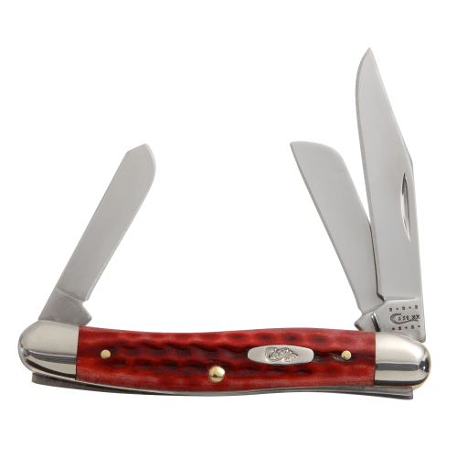Case Red Bone Pocket Knife - Stockman