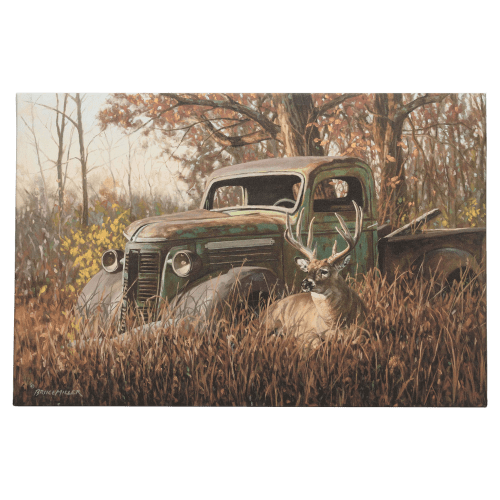 Open Road Brands Buck and Rusty Truck Canvas Wall Art