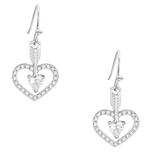 Montana Silversmiths Straight to the Heart Arrow Earrings