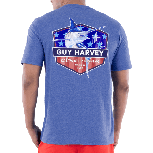 Guy Harvey American Marlin Short-Sleeve T-Shirt for Men