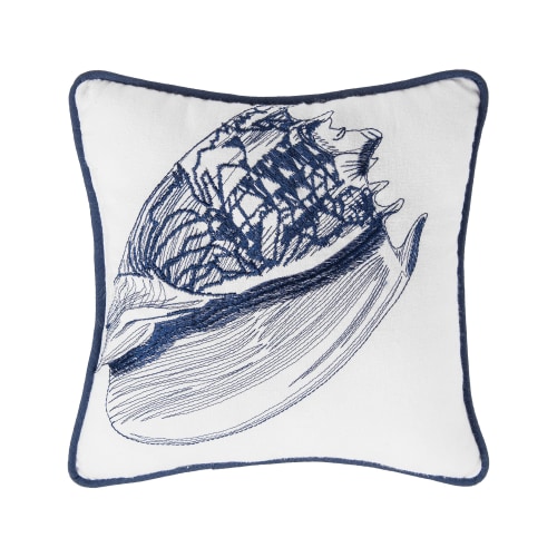 C&F Home Conch Shell Pillow